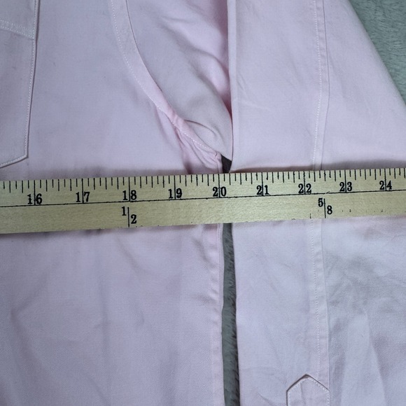 Tommy Bahama Button‎ Down Long Sleeve Shirt Mens M Pink Preowned Cotton - Picture 3 of 5